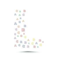 Alphabet Logo Design Vorlage mit ABC Briefe vektor