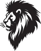 lejon vektor silhuett illustration svart Färg