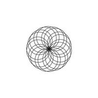 Kreis, Illustration, geometrisch, runden, Textur, vektor