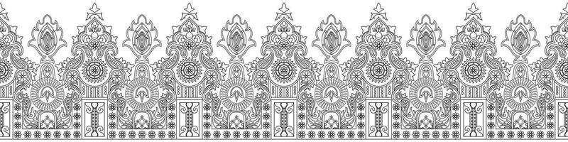sömlös etnisk mönster design.etnisk orientalisk ikat mönster traditionell design.etnisk orientalisk mönster traditionell design för bakgrund, matta, kläder, inslagning, tyg, broderi vektor