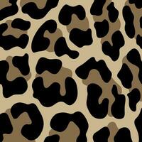 Leopard Muster Hintergrund. abstrakt wild Tier Haut drucken Design. eben Vektor Illustration.