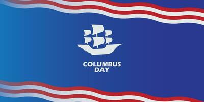 Hintergrund Vektor Design mit das Thema von Kolumbus Tag.
