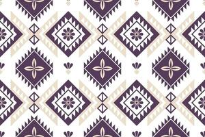 etnisk geometrisk sömlös mönster. geometrisk vit bakgrund. design för tyg, kläder, dekorativ papper, omslag, textil, broderi, illustration, vektor