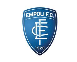 empoli klubb symbol logotyp serie en fotboll calcio Italien abstrakt design vektor illustration