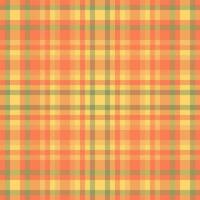 Stoff Vektor Plaid von Tartan Muster Hintergrund mit ein nahtlos prüfen Textur Textil.