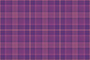 Plaid Vektor Tartan von prüfen Textur Muster mit ein Hintergrund Stoff Textil- nahtlos.