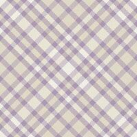 Muster Textil- prüfen von Plaid Vektor Stoff mit ein Tartan Textur nahtlos Hintergrund.