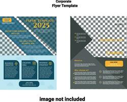företags- digital marknadsföring byrå flygblad mall desbusiness företags- flygblad och broschyr omslag sida design templ. vektor