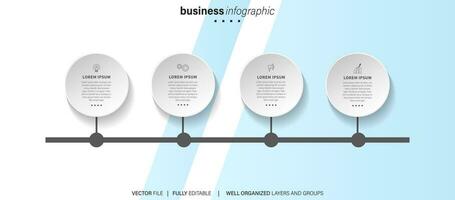 framsteg bar. steg bearbeta grafisk indikator design, app abstrakt gränssnitt element, hemsida Färg ladda ner skede. vektor infographic uppsättning