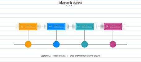 visualisering av affärsdata. processdiagram. abstrakta element av graf, diagram med steg, alternativ, delar eller processer. vektor affärsmall för presentation. kreativt koncept för infographic.