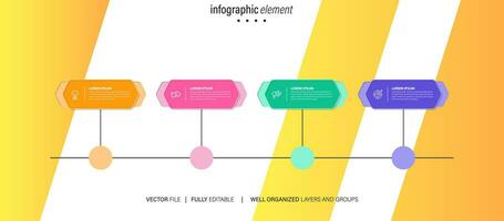 Vektor Infografik Bericht Vorlage