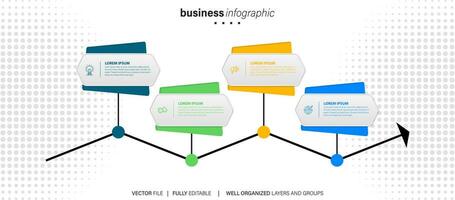 Sammlung von Vektor Kreis Diagramm Infografik Vorlagen zum Präsentationen, Werbung, Grundrisse, jährlich Berichte. 4 Optionen, Schritte, Teile.