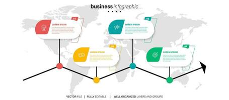 vektor företag infographic mall