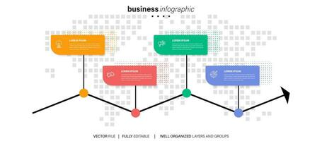 Vektor Geschäft Infografik Vorlage