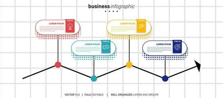 Vektor Geschäft Infografik Vorlage