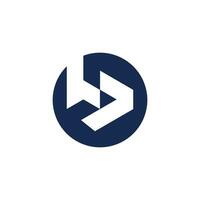 Brief b Logo Design Symbol Vektor zum Geschäft oder Initialen