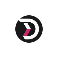 Brief d Logo Design Symbol Element Vektor Idee zum Geschäft oder Initiale