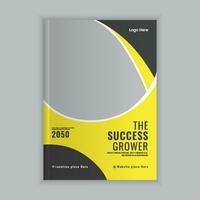 kreativ årlig bok omslag design mall för din företag vektor