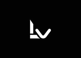 Alphabet Briefe Initialen Monogramm Logo lv, lv Initial, lv Brief. lv Brief Logo Vektor Vorlage. Alphabet lv, lv Monogramm, Kunst Linie, Vektor Logo Design, Initiale Logo