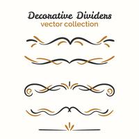 Dekoratives dekoratives Elementset vektor