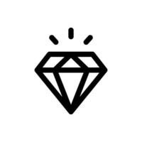 enkel diamant ikon kombinerad med spela knapp ikon. de ikon kan vara Begagnade för webbplatser, skriva ut mallar, presentation mallar, illustrationer, etc vektor