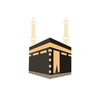 islamic kabah illustration vektor