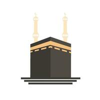 islamic kabah illustration vektor