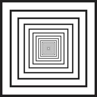 abstrakt geometrisch schwarz Illusion Muster, perfekt zum Hintergrund, Hintergrund vektor