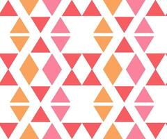 minimalistisch geometrisch Kunstwerk mit Dreieck einfach Formen und Formen Vektor abstrakt nahtlos Muster Design