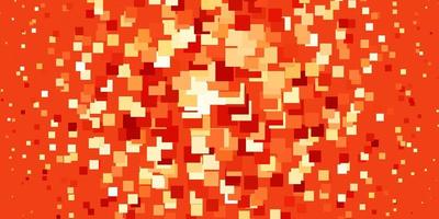 ljus orange vektor mönster i fyrkantig stil. rektanglar med färgglad lutning på abstrakt bakgrund. mall för mobiltelefoner.