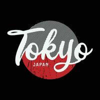 Tokyo Illustration Typografie zum t Shirt, Poster, Logo, Aufkleber, oder bekleidung Fan-Shop vektor