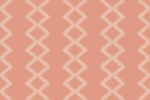 ethnisch Ikat Stoff Muster geometrisch Stil. Ikat Stickerei ethnisch orientalisch Muster Rose Gold Rosa Gold Hintergrund. abstrakt, Vektor, Illustration. Textur, Kleidung, Rahmen, Dekoration, Motiv Valentinstag. vektor