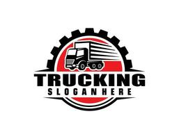 LKW Silhouette abstrakt Logo Vorlage Vektor