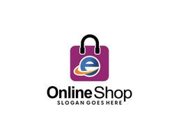 online Geschäft Logo Vektor