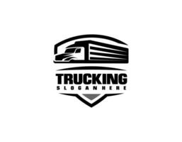 LKW Silhouette abstrakt Logo Vorlage Vektor