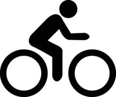män cykling vektor logotyp design