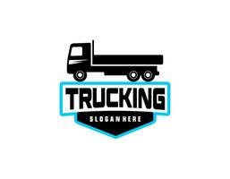 LKW Logo, Ladung Logo, Lieferung Ladung Lastwagen, logistisch Logo vektor