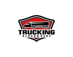 LKW Silhouette abstrakt Logo Vorlage Vektor