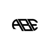 abe brev logotyp design. abe kreativ initialer brev logotyp begrepp. abe brev design. vektor