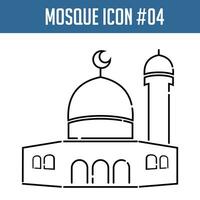 moské ikon. islamic design element. vektor