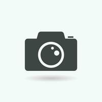 kamera ikon i trendig platt stil. kamera symbol för din hemsida design, logotyp, app, ui. vektor illustration
