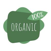 frisch gesund organisch vegan Essen Logo Etiketten und Stichworte. Vektor Hand gezeichnet Illustration. Öko, bio, vegan Essen Aufkleber Vorlage zum organisch und Öko freundlich Produkte.