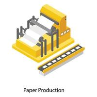 Papierherstellungskonzepte vektor