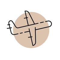 Vektor Flugzeug Symbol