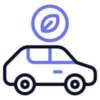 Symbol für Elektrofahrzeuge vektor