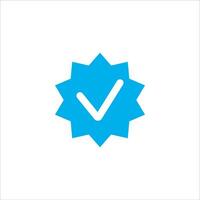 verified konto ikon vektor illustration symbol