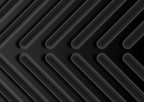 schwarz glatt Pfeile abstrakt Hi-Tech Hintergrund vektor