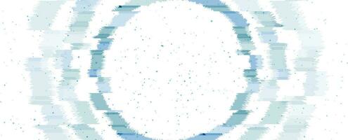 Blau Panne Laser- Neon- Kreis abstrakt Hintergrund vektor