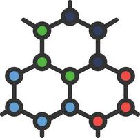 nanoteknologi ikon bild. vektor