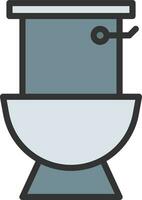 Toilette Symbol Bild. vektor